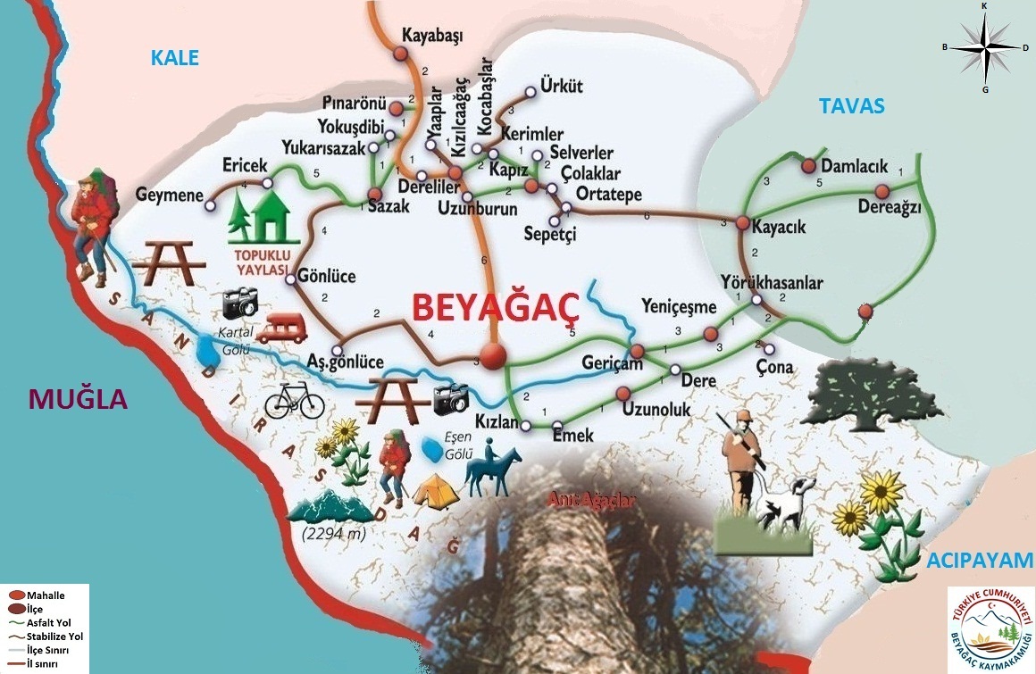 Beyağaç nerede