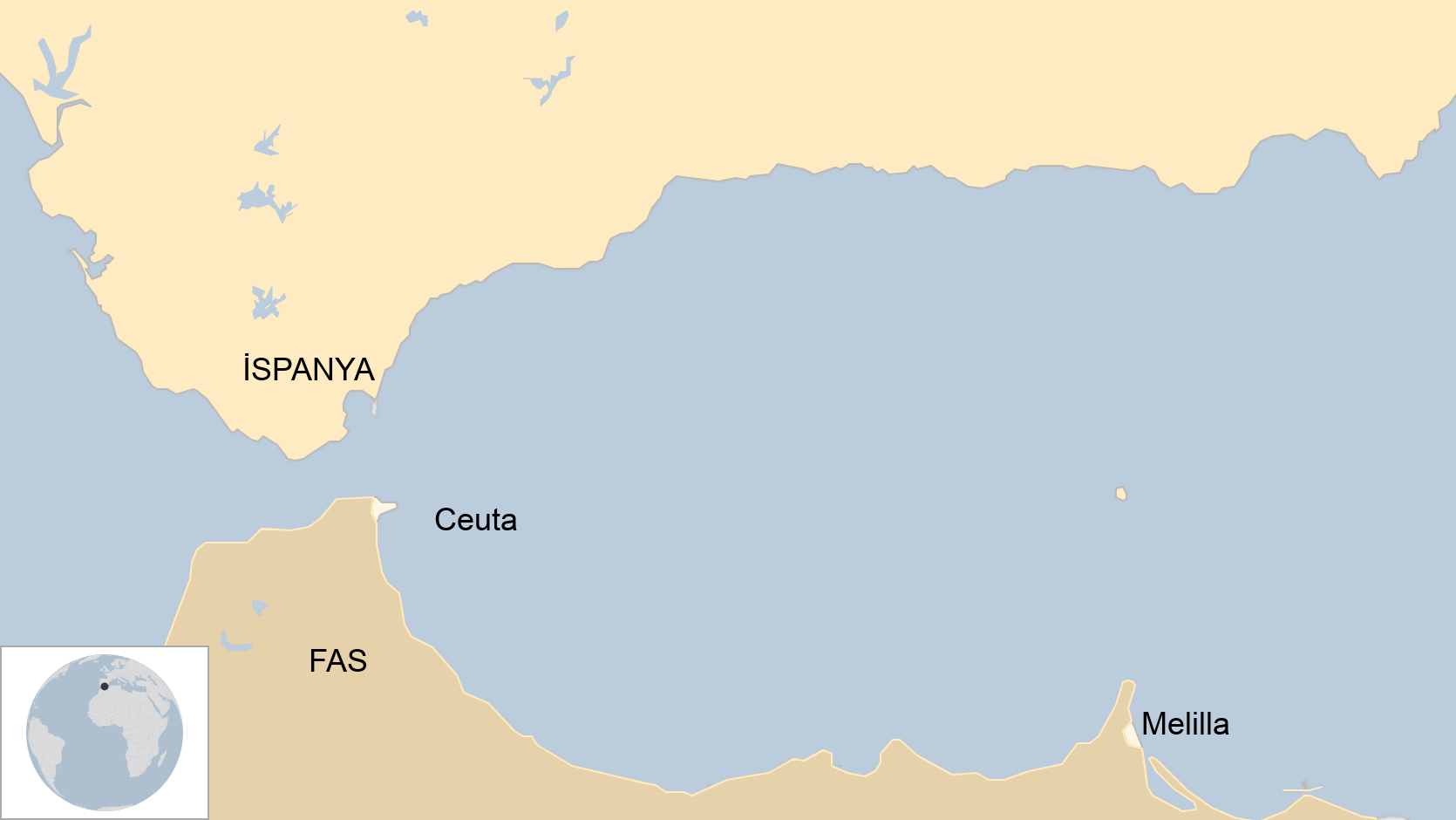 Ceuta nerede