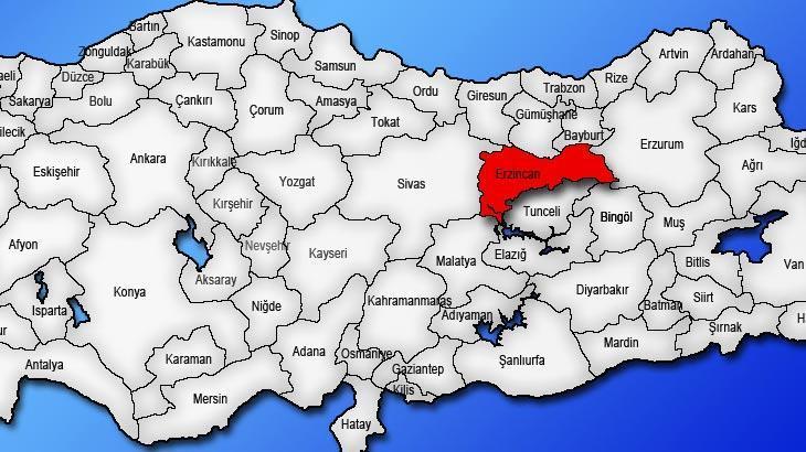 Erzincan Nerede