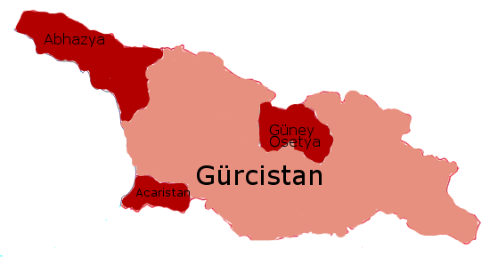 Güney Osetya nerede