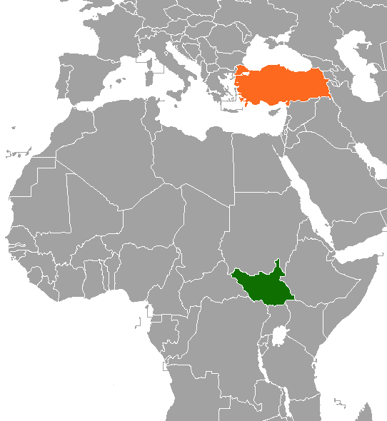 Güney Sudan nerede