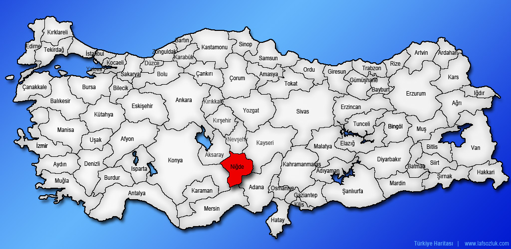 Niğde Nerede