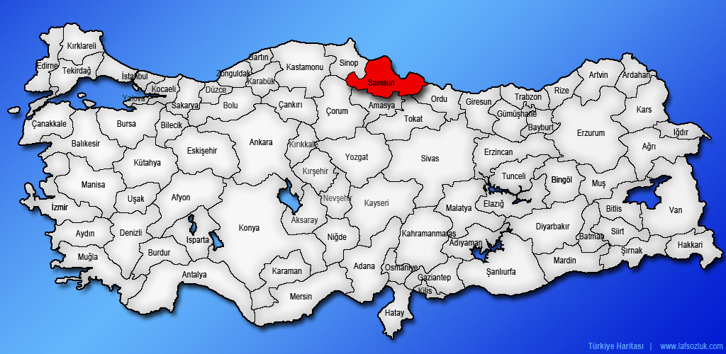 Samsun Nerede