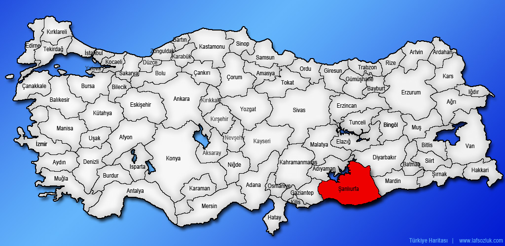 Şanlıurfa Nerede