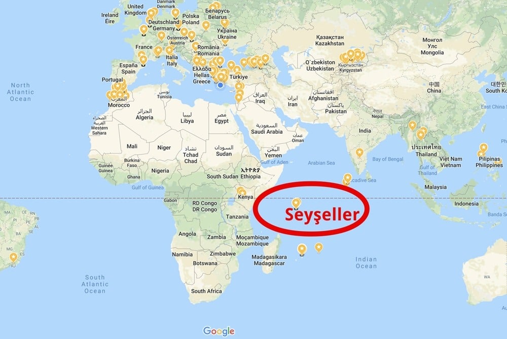 Seyşeller nerede